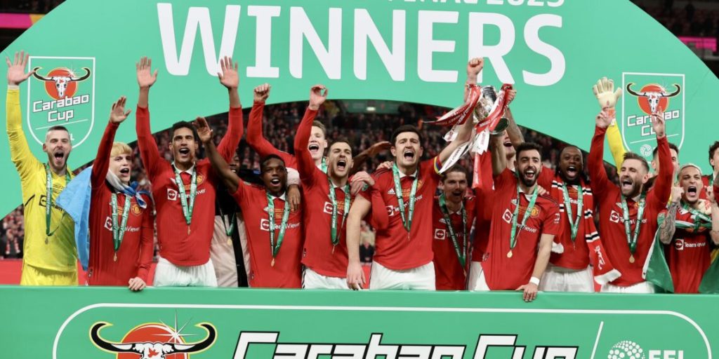 Manchester United wins the Carabao Cup football title