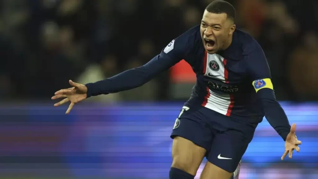 Kylian Mbappe becomes a record goal scorer to seal a 4-2 win over Nantes