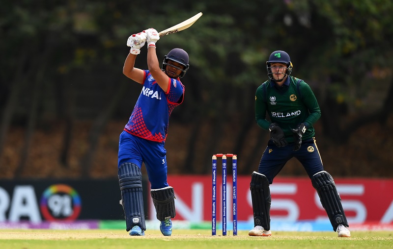 Gulson’s impressive half-century, Nepal gave Ireland a target of 269 runs