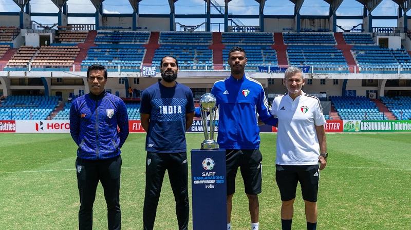 India is playing against Kuwait today for SAFF Championship title
