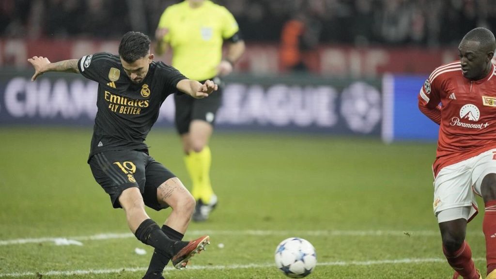 Real Madrid’s Ceballos scored a winner goal to secure a 3-2 victory at Union Berlin