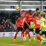 Arsenal beat Luton Town 4-3 in the Premier League