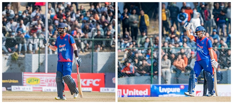 अनिल र भीमको शतकमा क्यानडाविरुद्धको तेस्रो एकदिवसीय क्रिकेटमा नेपाल विजयी