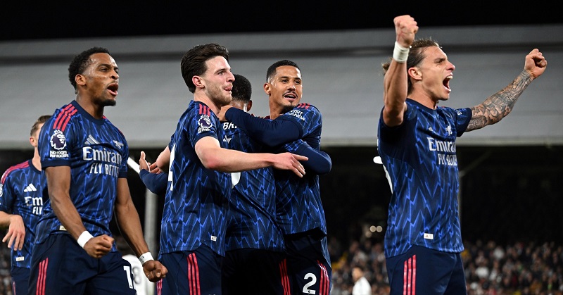 Arsenal beat Fulham in the Premier League