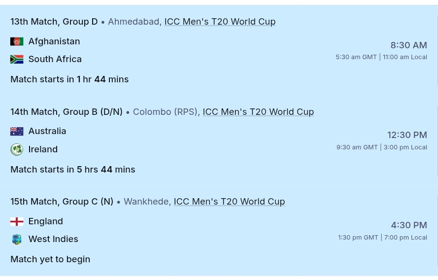T20 WORLD CUP MEGA WEDNESDAY: England vs West Indies Headlines Massive Triple-Header