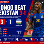 DR Congo fight back to beat Uzbekistan 3-1 and keep World Cup dream alive