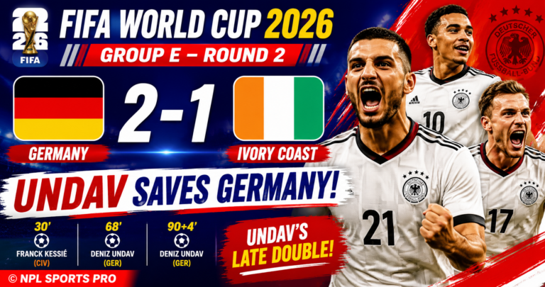 Undav’s Dramatic Double Fires Germany Past Ivory Coast in 2-1 Thriller