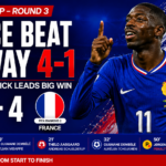 France Beat Norway 4-1 As Dembele Scores Hat Trick