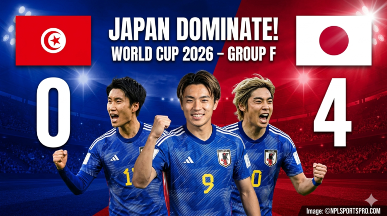 Japan Crush Tunisia 4-0 to Move Closer to Knockout Stage in the World Cup 2026