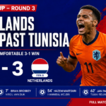 Netherlands beats Tunisia by a 3-1 in the FIFA World Cup Round 3 match