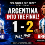 England 1-2 Argentina: Martinez’s Late Heroics Send Argentina into FIFA World Cup 2026 Final