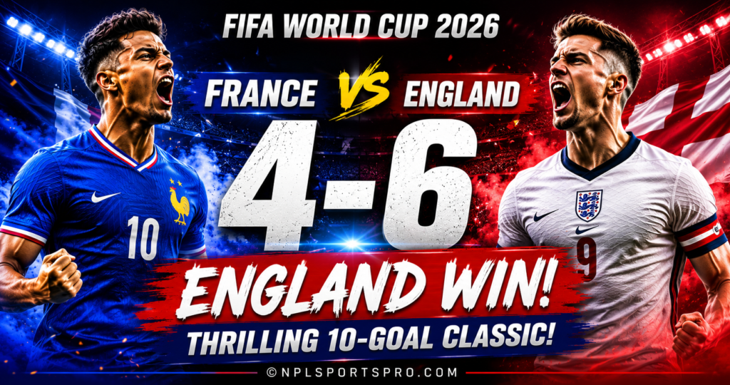 England Beat France 6-4: Bukayo Saka Shines with Hat-Trick in FIFA World Cup 2026 Third-Place