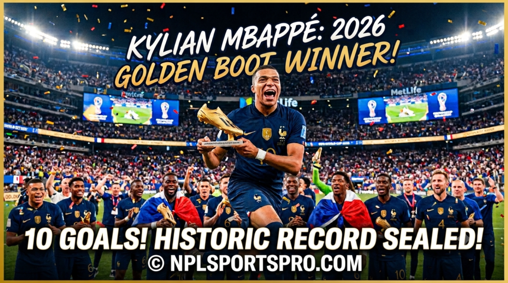 Kylian Mbappe won the Golden Boot in FIFA World Cup 2026