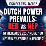 ICC Men’s World Cricket League 2: Netherlands Crush Nepal in Utrecht