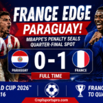 France 1-0 Paraguay: Penalty Hero Mbappe Sends France Through