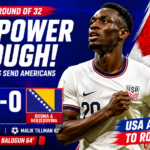USA 2-0 Bosnia & Herzegovina: Ten-Man Americans March into World Cup Last 16 After Balogun’s Heroics
